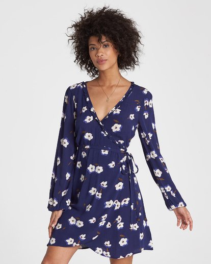 Billabong Ruffled Wrap Dress - MI Sports